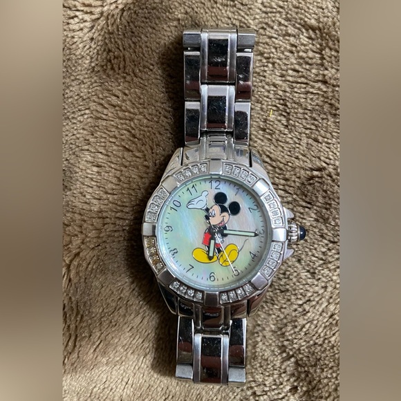 Disney Silver Mickey Mouse Women's Watch - Picture 2 of 3